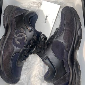 Black Chanel Sneakers